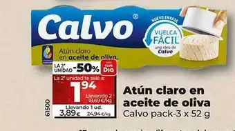 Dia Atún claro en aceite de oliva clavo pack oferta
