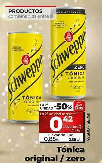 Dia Tónica original - zero oferta