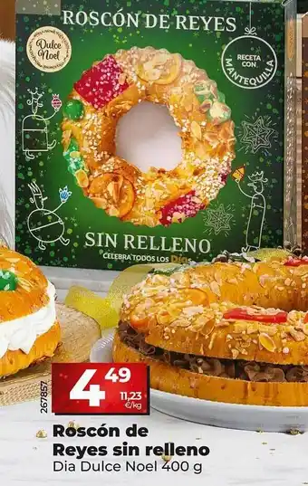 Dia Roscón de reyes sin relleno dia dulce noel oferta