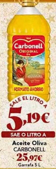 Gadis Aceite oliva carbonell oferta
