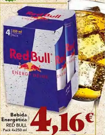 Gadis Bebida energética red bull pack 4 oferta