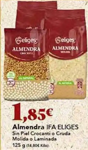Gadis Almendra ifa eliges sin piel crocanti o cruda molida o laminada oferta
