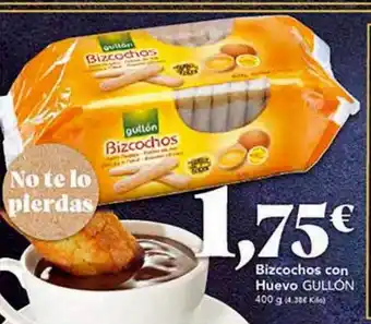 Gadis Bizcochos con huevo gullón oferta