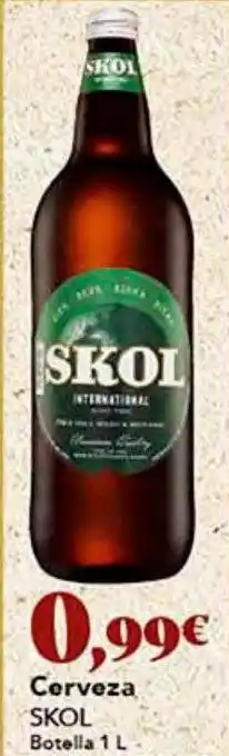 Gadis Cerveza skol botella oferta