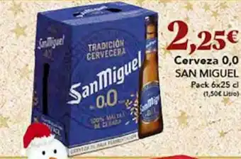 Gadis Cerveza 0,0 san miguel pack 6 oferta