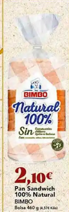 Gadis Pan sandwich 100% natural bimbo bolsa oferta