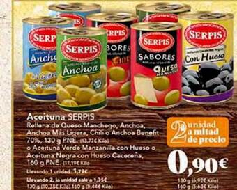 Gadis Aceituna serpis oferta
