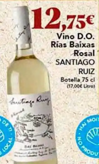 Gadis Vino d.o. rías baíxas rosal santiago ruiz botella oferta