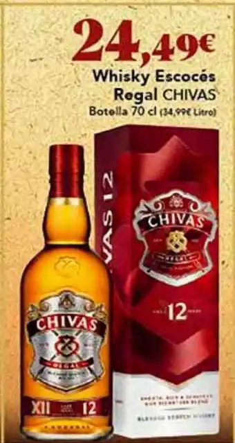 Gadis Whisky escocés regal chivas botella oferta