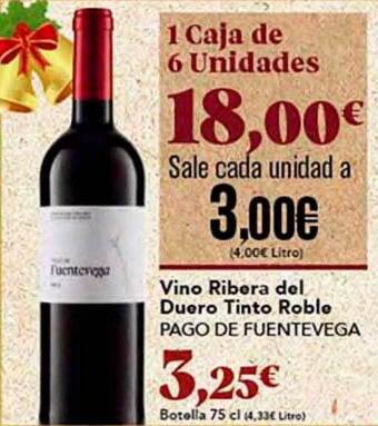 Gadis Vino ribera del duero tinto roble pago de fuentevega oferta