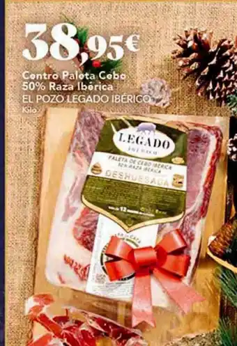 Gadis Centro paleta cebo 50% raza ibérica el pozo legado ibérico oferta