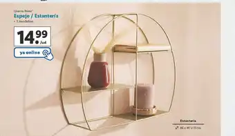 Lidl Livarno home espejo - estantería oferta