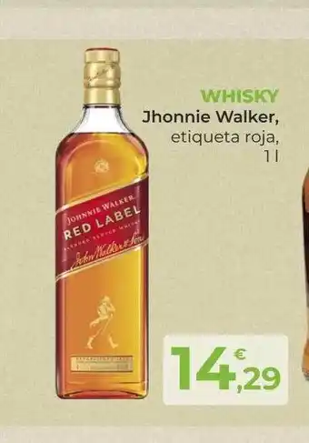 SPAR Gran Canaria Whisky jhonnie walker oferta