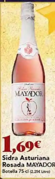 Gadis Sidra asturiana rosada mayador botella oferta