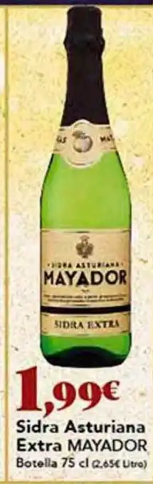Gadis Sidra asturiana extra mayador botella oferta