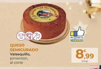 SPAR Gran Canaria Queso semicurado valsequillo oferta