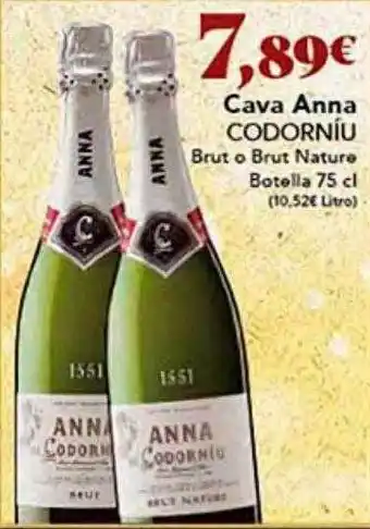 Gadis Cava anna codorníu brut o brut nature botella oferta