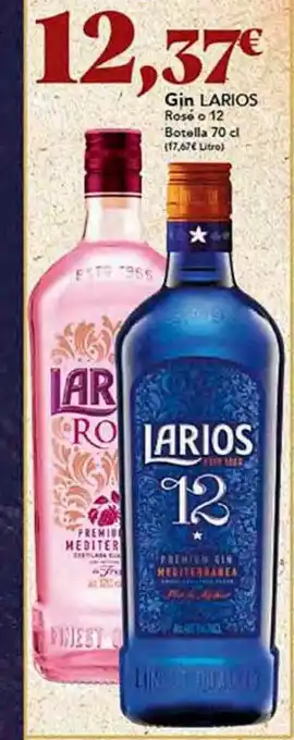 Gadis Gin larios rosé o 12 botella oferta
