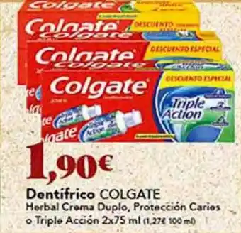Gadis Dentífrico colgate herbal crema duplo, protección caries o triple acción oferta