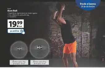 Lidl Crivit slam ball oferta