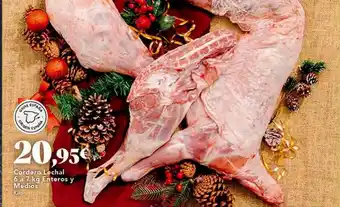 Gadis Cordero lechal enteros medios kilo oferta