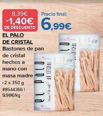 Costco El palo de cristal bastones de pan de cristal hechos a mano con masa madre oferta