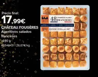 Costco Château fougères aperitivos salados franceses oferta