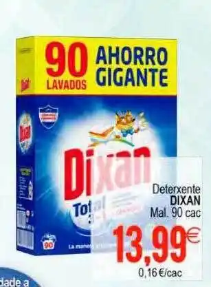 Plenus Supermercados Deterxente dixan mal. 90 cac oferta