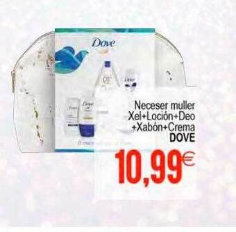 Plenus Supermercados Neceser muller xel+loción+deo+xabón+crema dove oferta