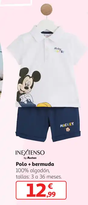 Alcampo Polo + bermuda oferta