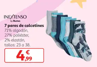 Alcampo 7 pares de calcetines oferta