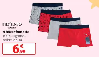 Alcampo 4 bóxer fantasía oferta