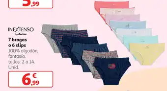 Alcampo 7 bragas o 6 slips oferta