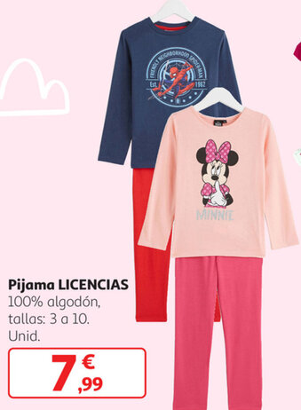 Alcampo Pijama Licencias oferta