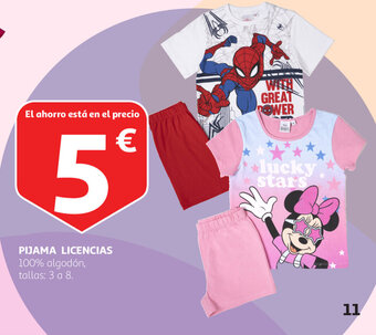 Alcampo Pijama Licencias oferta