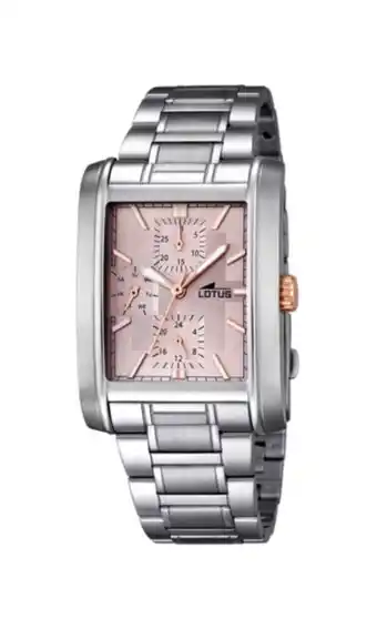 Time Road Reloj lotus 18222/4 rosa correa de acero, hombre oferta