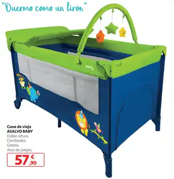 Alcampo Cuna de viaje Asalvo Baby oferta
