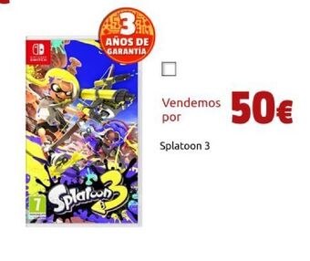 CeX Splatoon 3 oferta