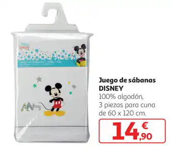 Alcampo Juego de sábanas Disney oferta