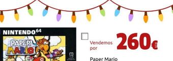 CeX Paper mario oferta