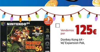 CeX Donkey kong 64 - w/ expansion pak oferta