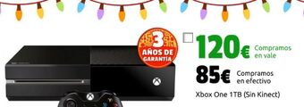 CeX Xbox one 1tb (sin kinect) oferta