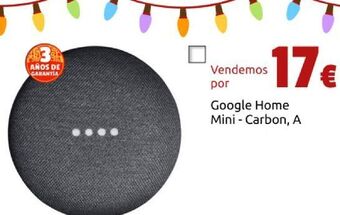 Google home mini - carbon, a