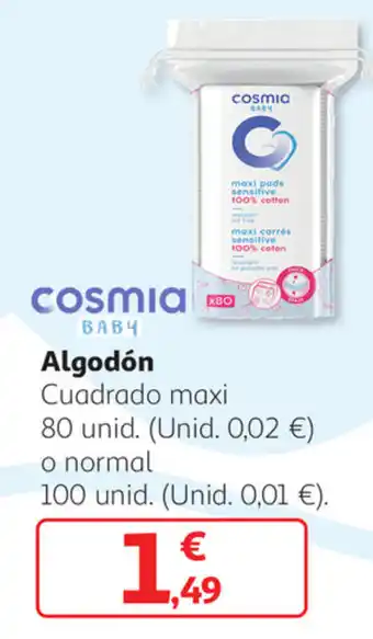 Alcampo cosmia Baby Algodón oferta