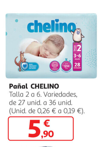 Alcampo Pañal Chelino oferta