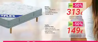Carrefour Flex Tapiflex best sleep 90x190cm oferta