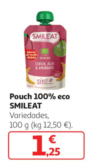 Alcampo Pouch 100% eco Smileat 100g oferta