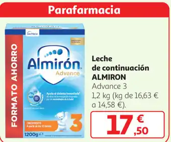 Alcampo Leche de continuación Almiron 1,2kg oferta