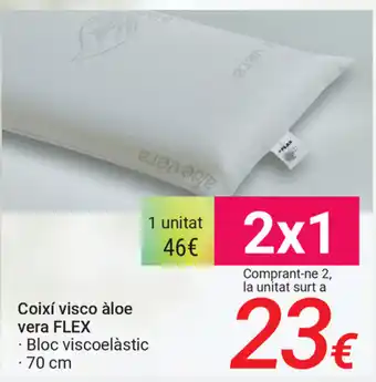 Carrefour Flex Coixí visco áloe 70cm oferta