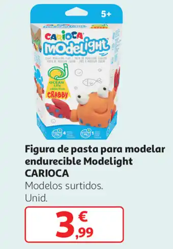 Alcampo Figura de pasta para modelar endurecible Modelight Carioca oferta